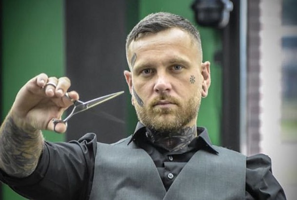 Brian Miller at Diamond Edge Barbershop